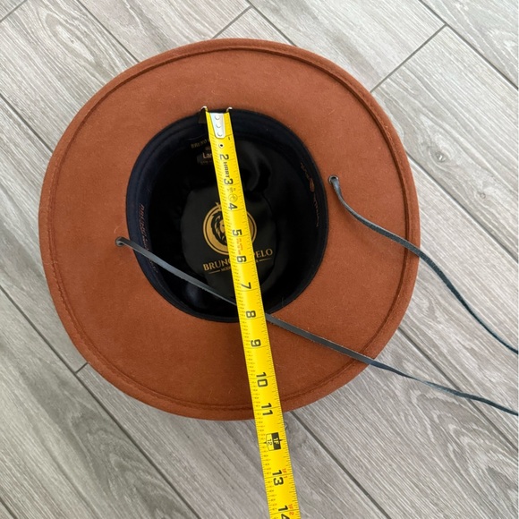 Bruno Capelo|Austrlian wool Brown wide brim hat,Boho style•••Modern headwear - Picture 12 of 13